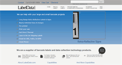 Desktop Screenshot of labeldata.com